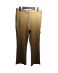 Beige Straight-Leg Trousers