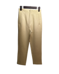 Cream High-Waisted Tailored Trousers