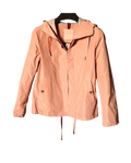Peach Hooded Windbreaker