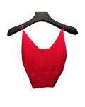 Red Knitted Camisole