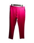Magenta Wool-Blend Slim Pants
