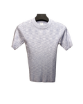 Heathered Blue Ribbed Tee