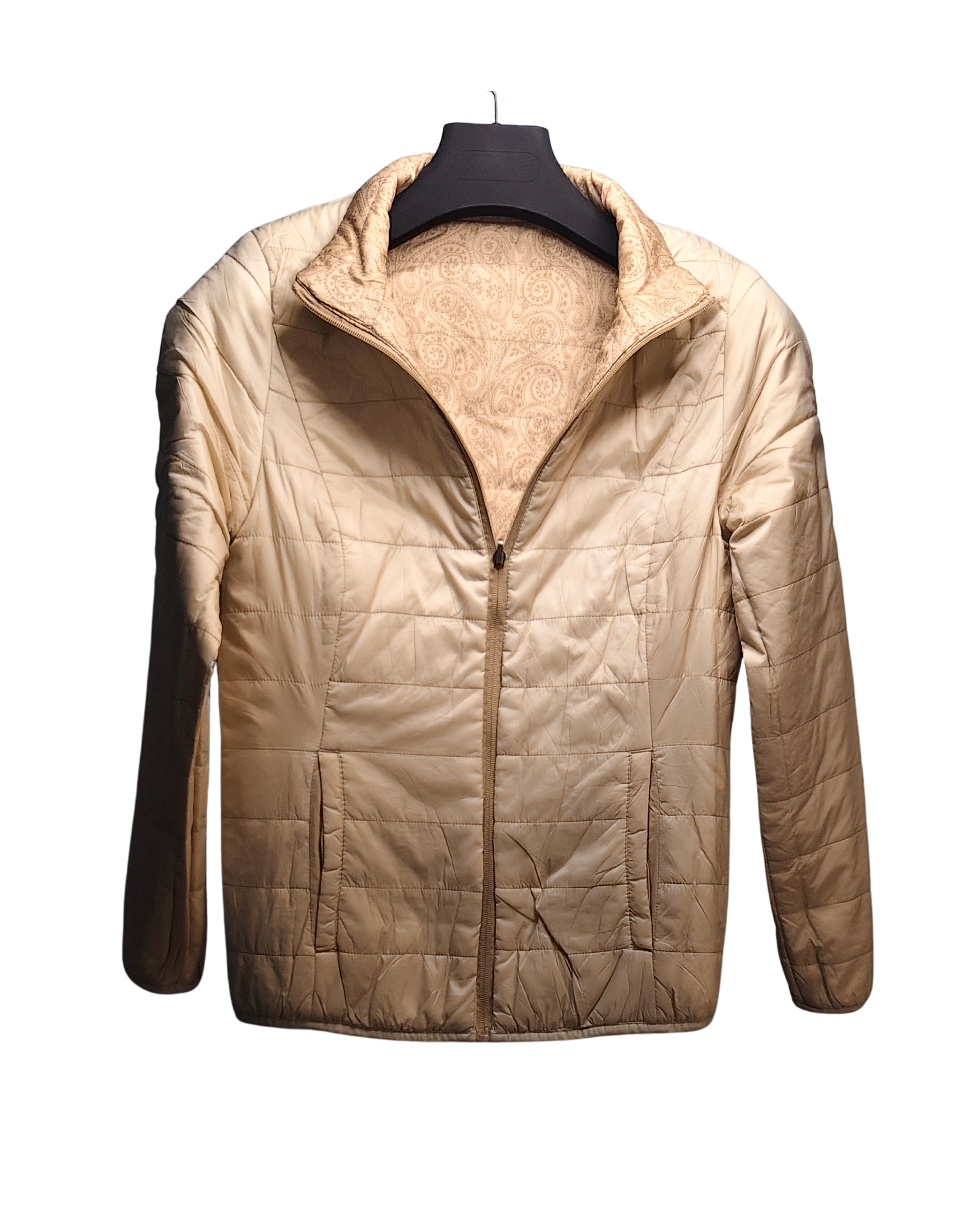 Beige Lightweight Quilted Jacket