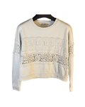 GUESS Lace-Overlay Sweatshirt