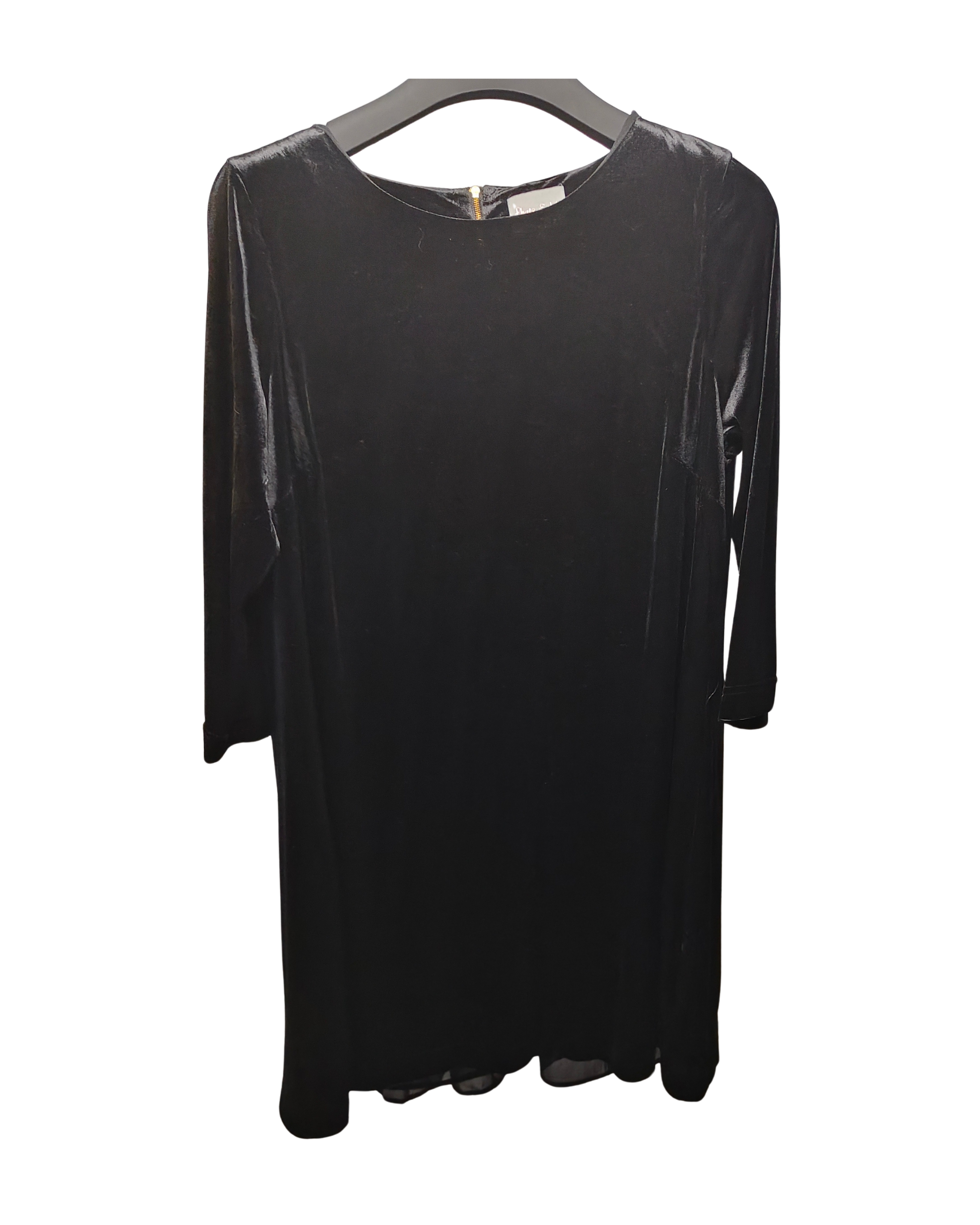 Midnight Velvet Shift Dress