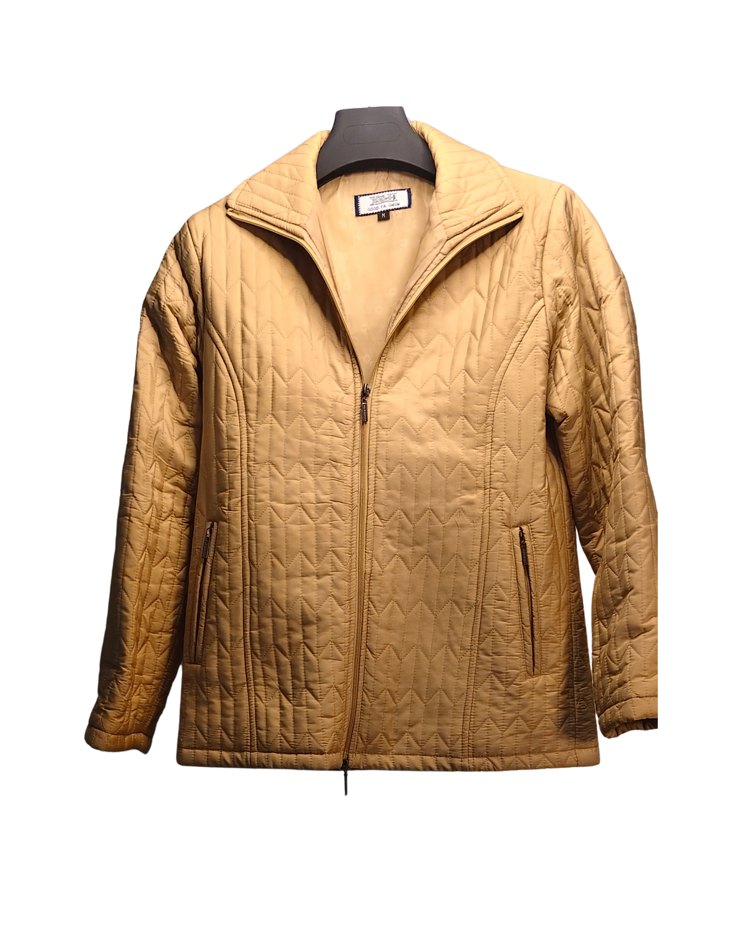Camel Lightweight Quilted Jacket