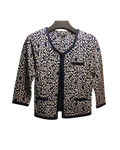 Black & White Patterned Cardigan
