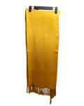 Golden Yellow Tassel-Trim Scarf