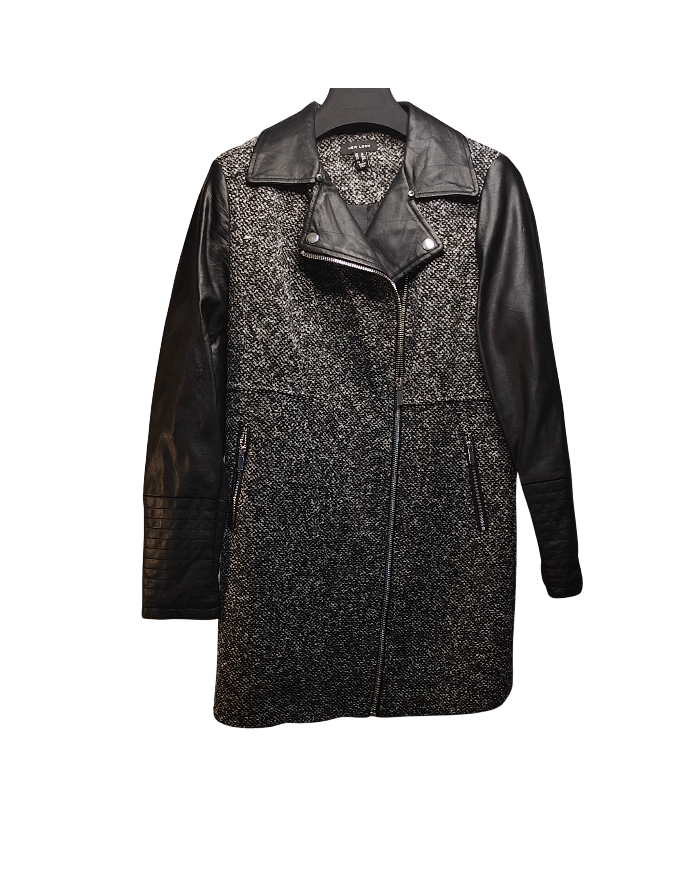 Mixed Media Moto Coat