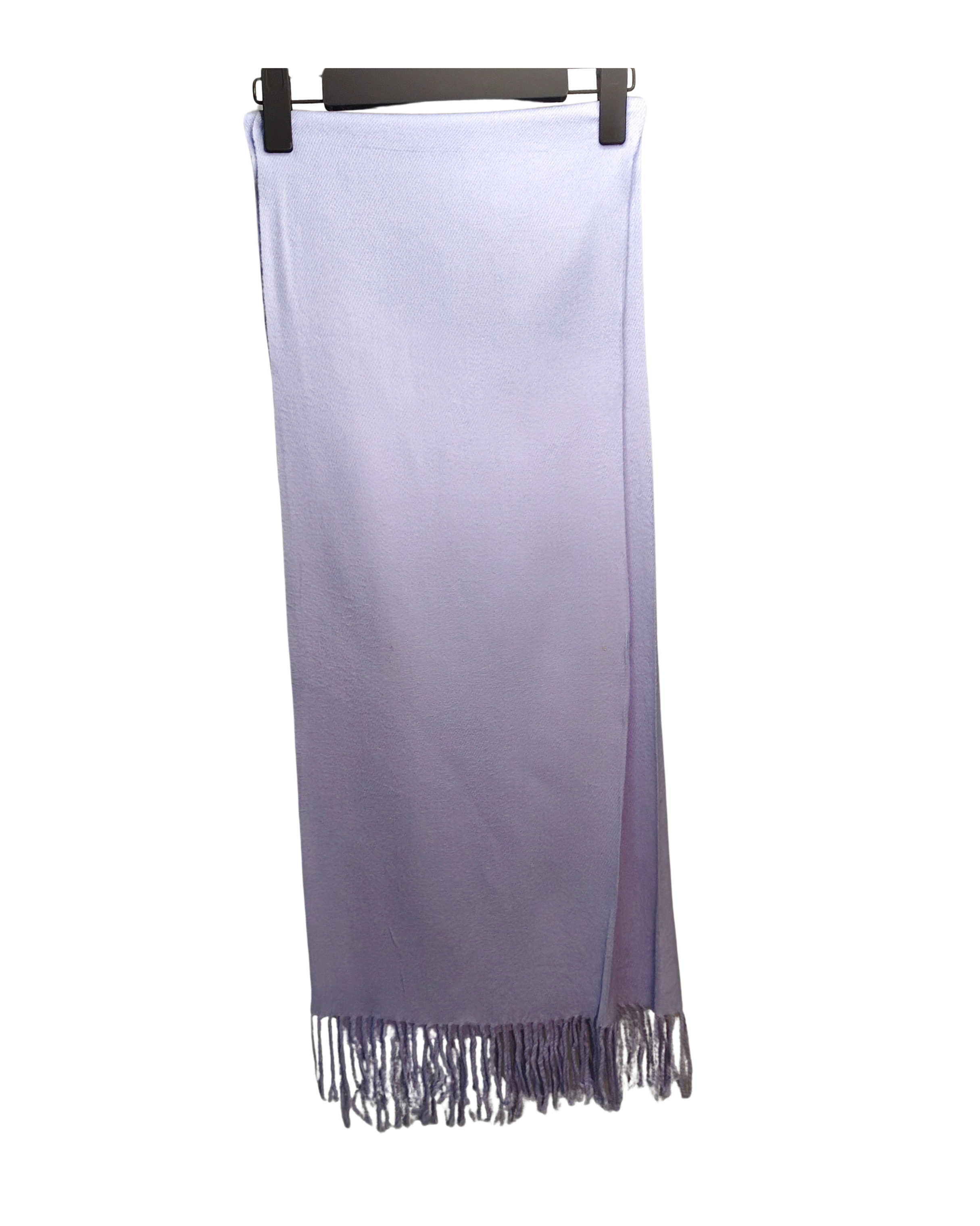 Lavender Pastel Fringe Scarf