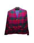 Red & Blue Plaid Classic Jacket