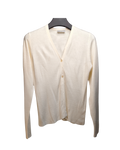 Elegant Cream Lightweight V-Neck Cardigan