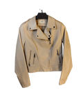 Jump Fish Sand Beige Biker Jacket