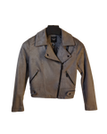 New Look Petite Slate Grey Faux Suede Jacket