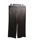 Midnight Charcoal Satin Slacks