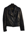 Classic Black Genuine Leather Biker Jacket